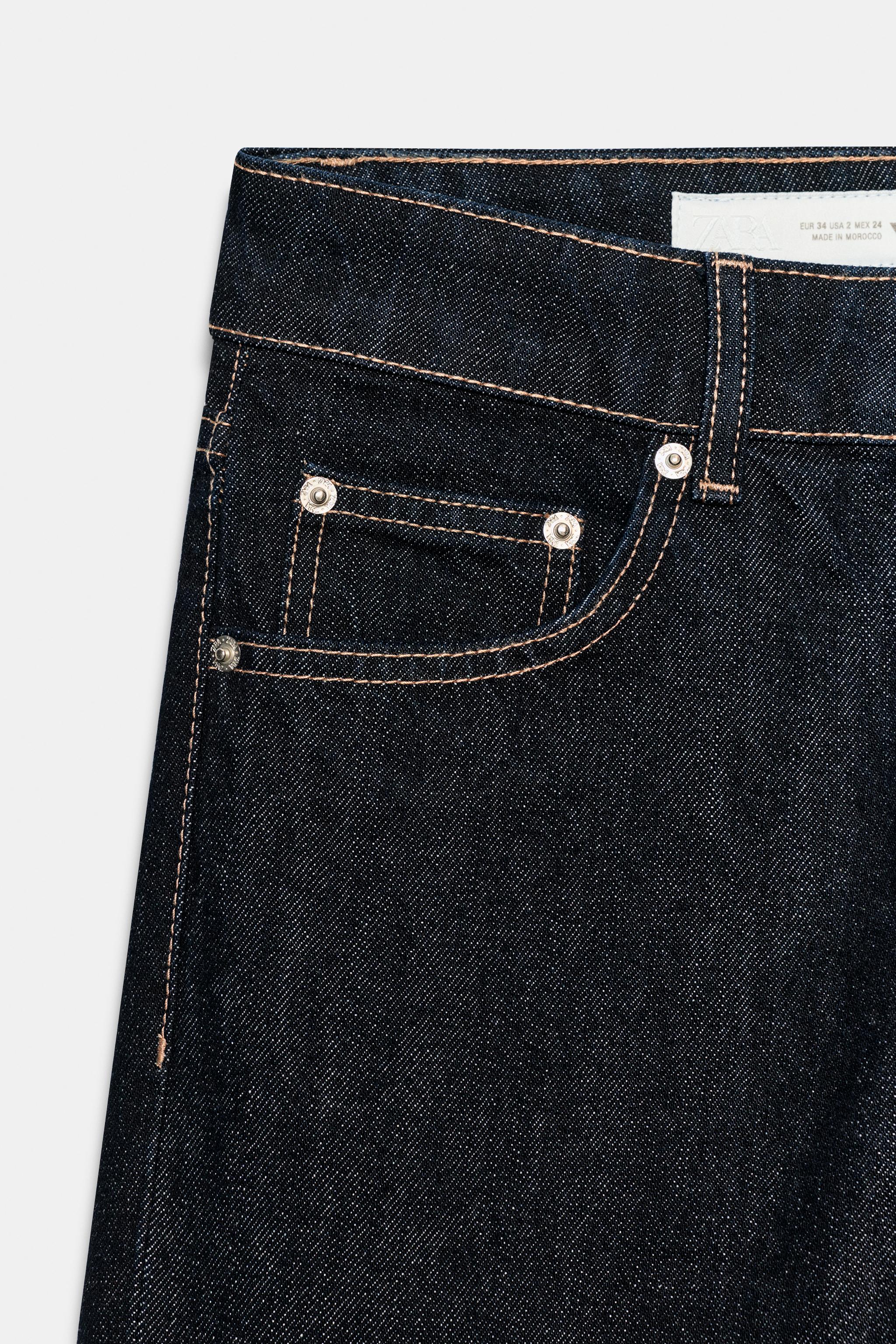 TRF LOW-RISE WIDE-LEG JEANS